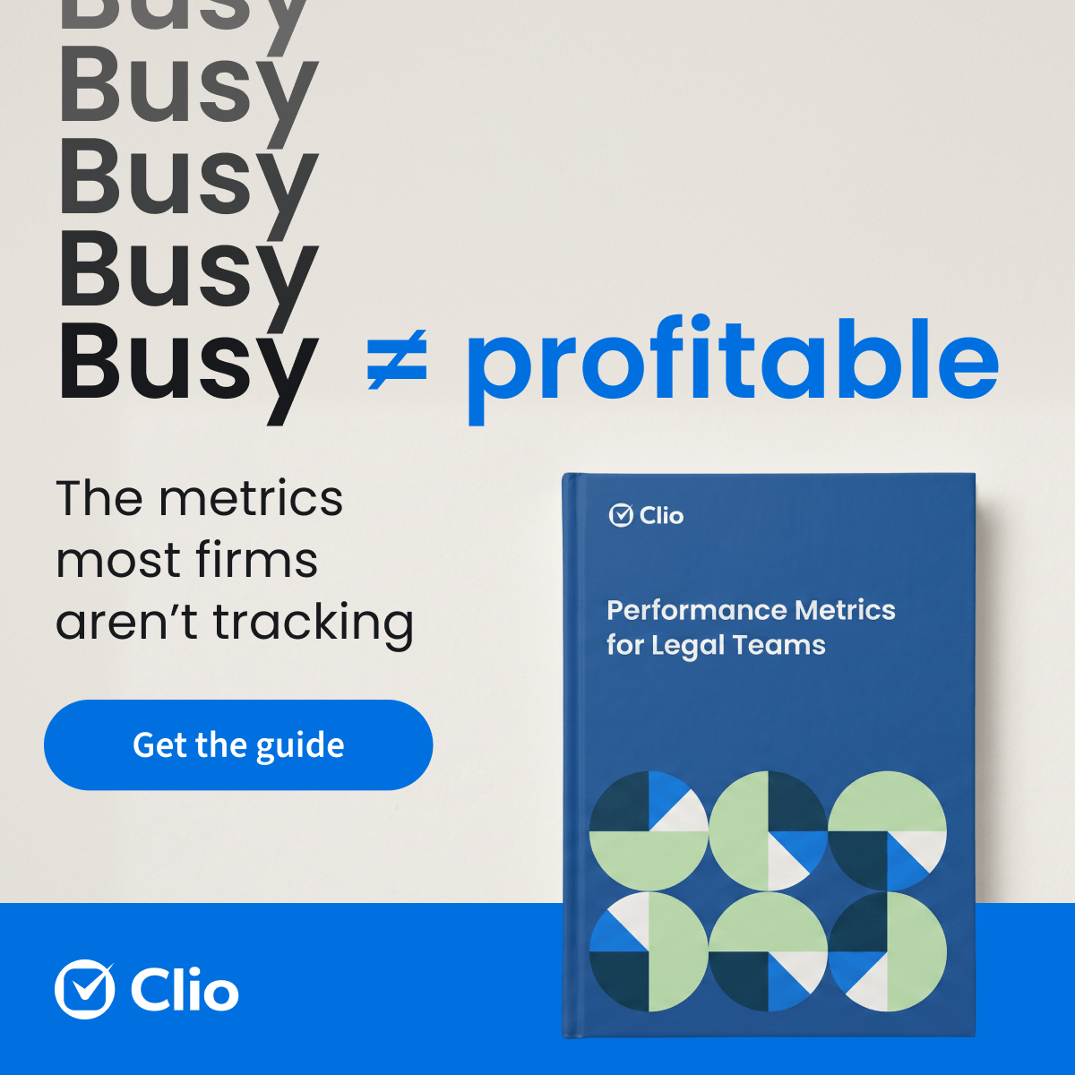 Digital_Paid Ad – Busy ≠ profitable Performance Metrics for Legal Teams