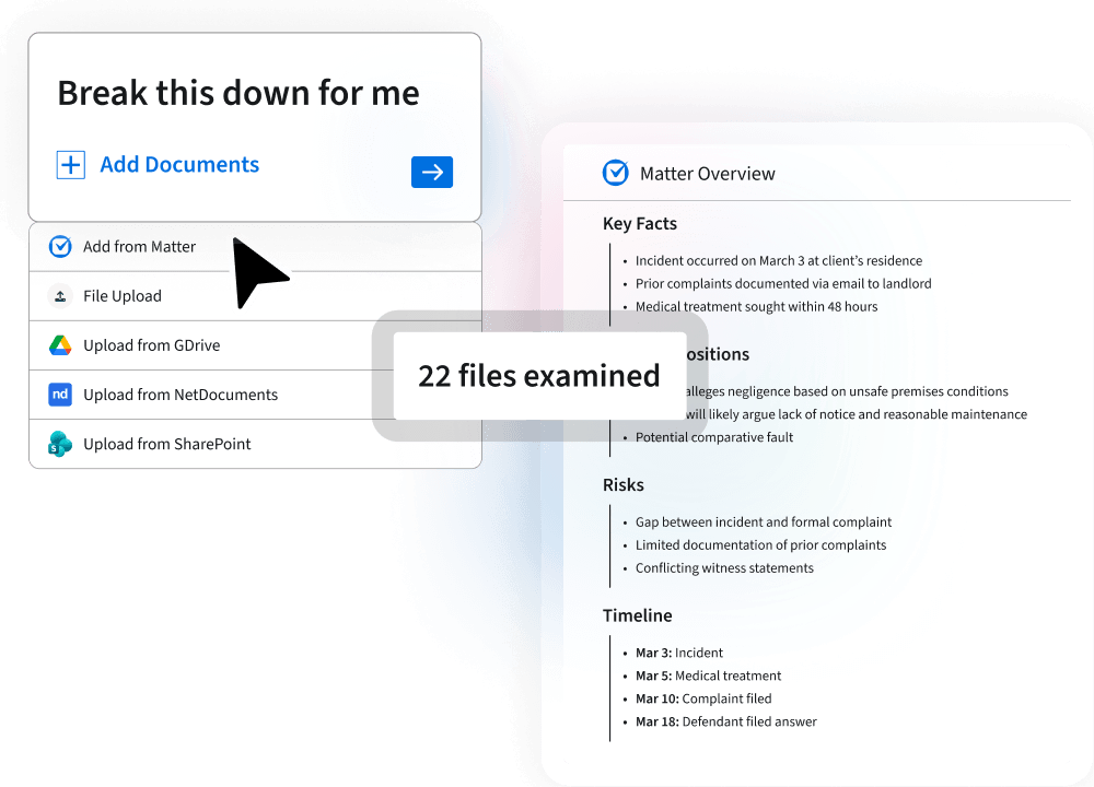 Clio Work Clio Work Standalone Get a complete structured view of your matter in seconds