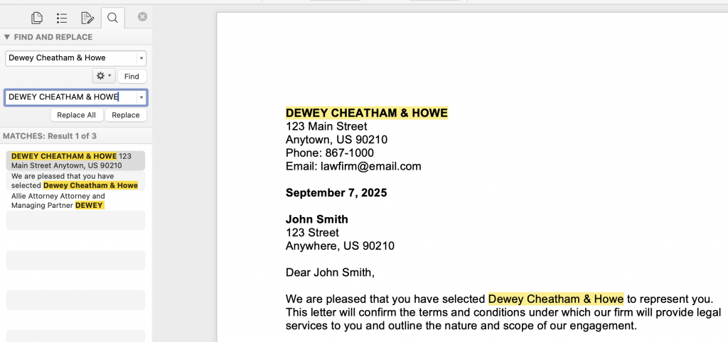 Convert PDF Legal Documents to Word