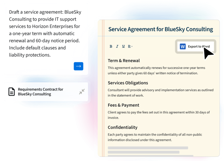 Clio Work Clio Work Standalone Get to stronger drafts faster