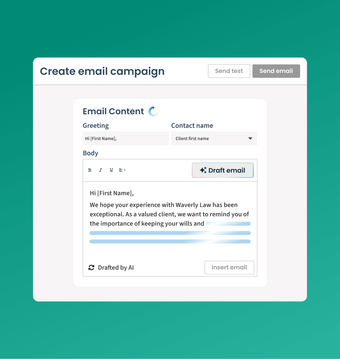 Clio Grow NA Grow Grow your firm with email marketing
