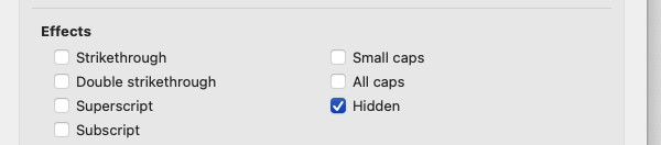 How to find hidden text in Microsoft Word for Mac users