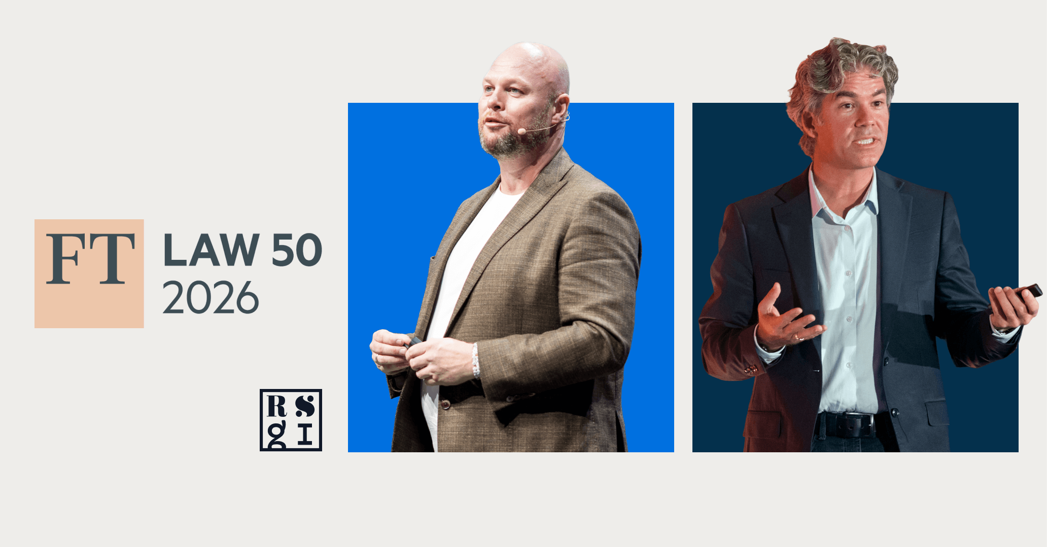 Jack Newton and Damien Riehl Named to Inaugural FT Law 50 List | Clio