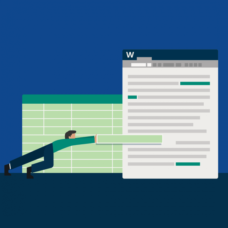 Merge data from Excel to Word