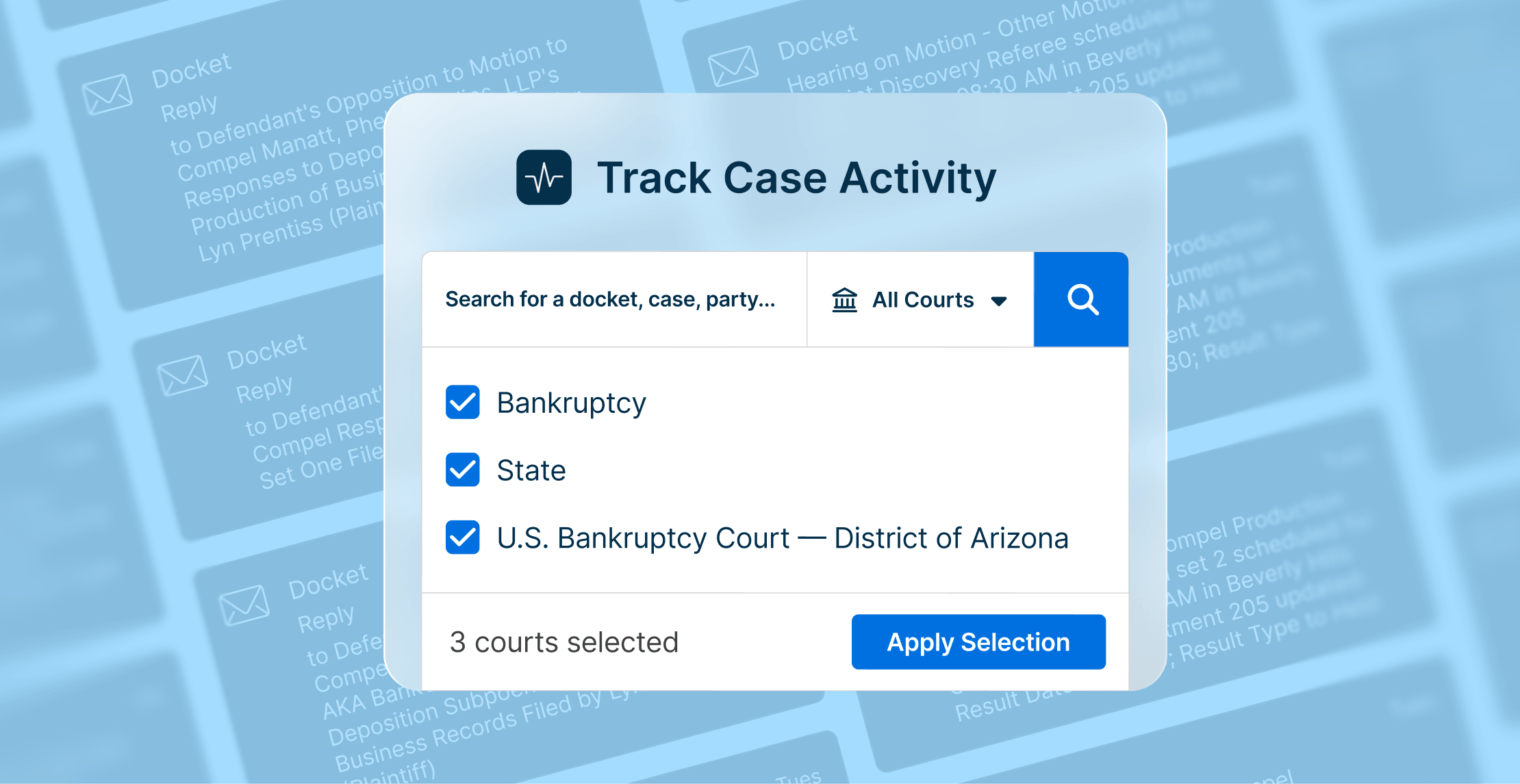 Clio Work NA Clio Docket Court Docket Tracking Search And Alerts For Every Case